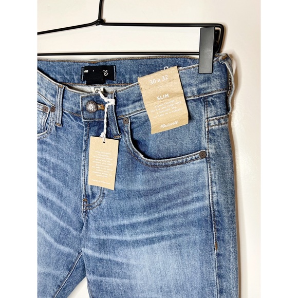 Madewell Mens Slim Everyday Flex Jeans Eco Edition Size 30x32 - Picture 6 of 9